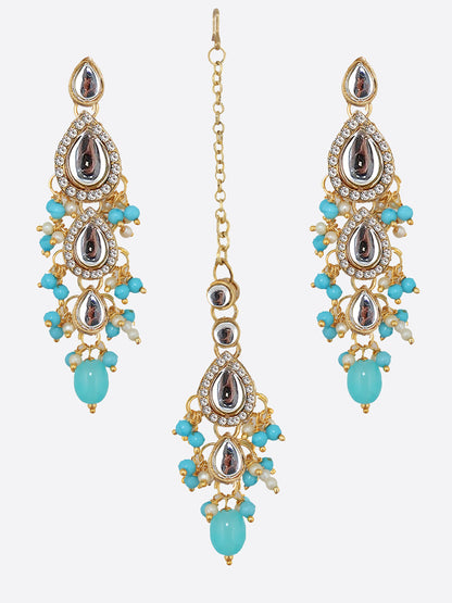 Kundan Tika Earring set for Girls & women