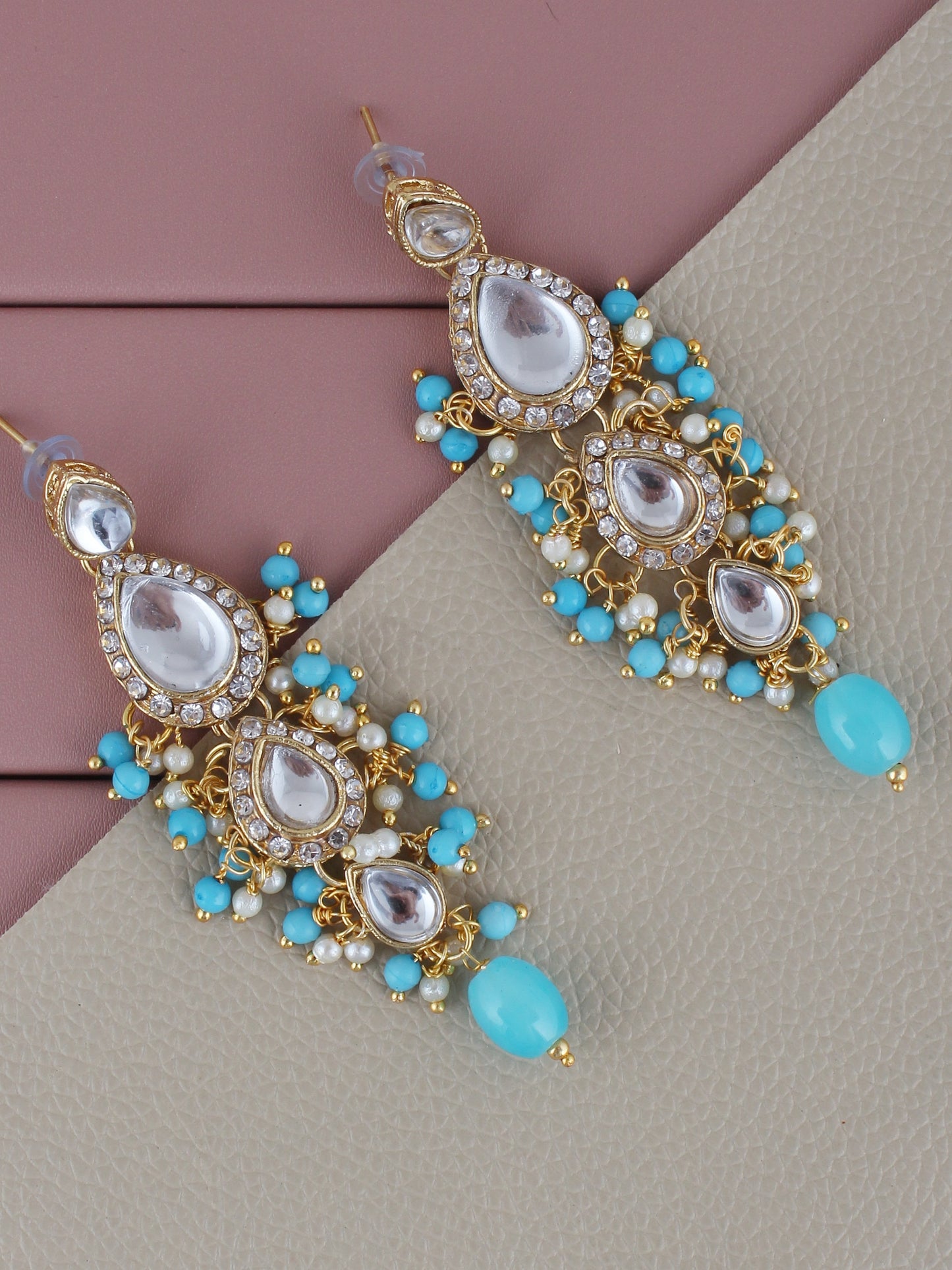 Kundan Tika Earring set for Girls & women