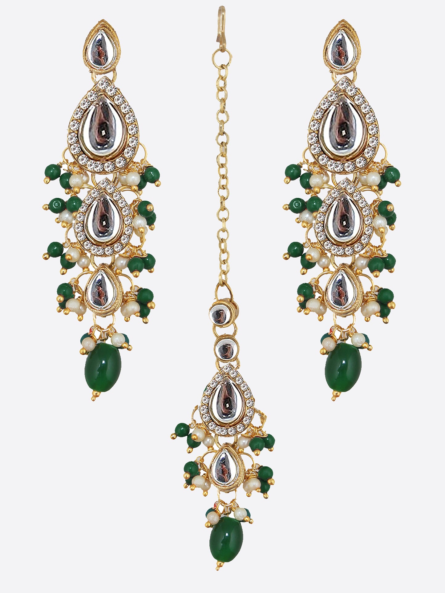 Kundan Tika Earring set for Girls & women