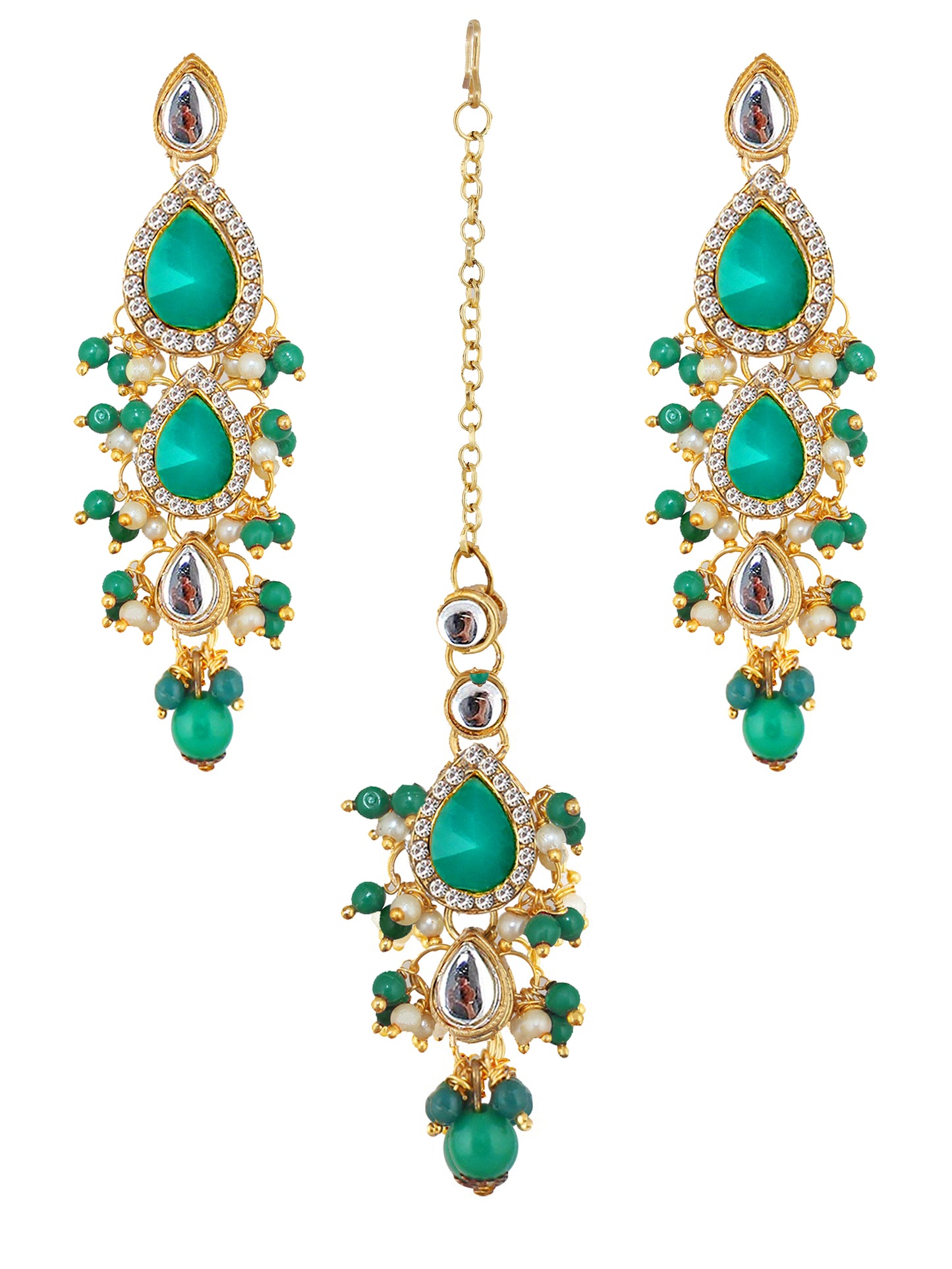 Kundan Tika Earring set for Girls & women