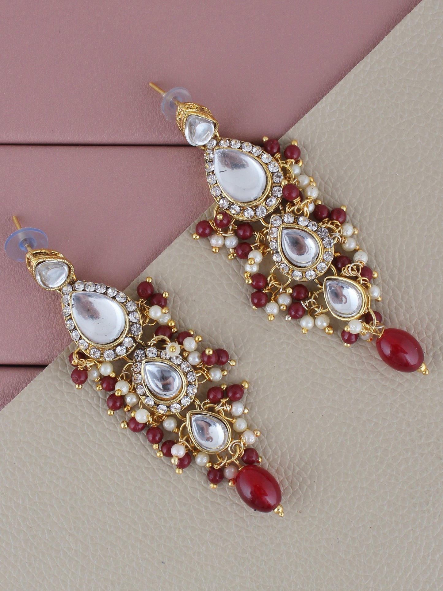 Kundan Tika Earring set for Girls & women