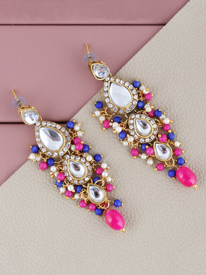 Kundan Tika Earring set for Girls & women