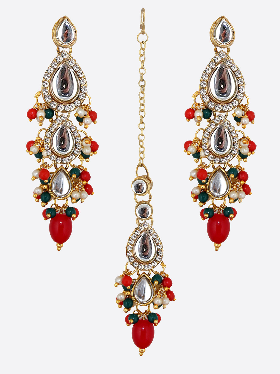 Kundan Tika Earring set for Girls & women