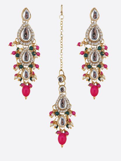 Kundan Tika Earring set for Girls & women