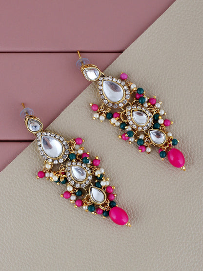 Kundan Tika Earring set for Girls & women