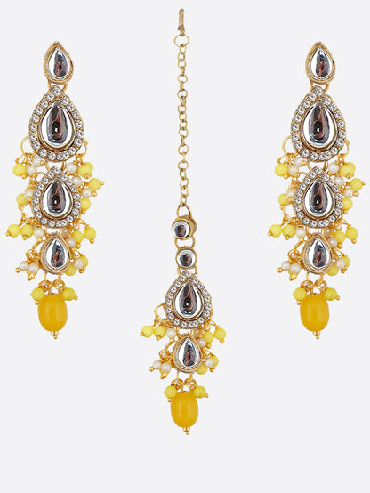 Kundan Tika Earring set for Girls & women