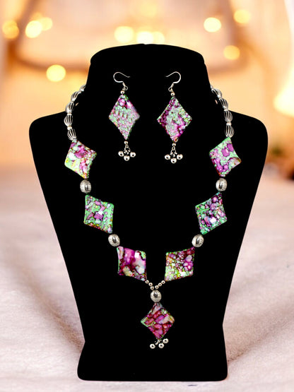 LUCKY JEWELLERY Navratri Garba Jewelry Set for Women & Girls