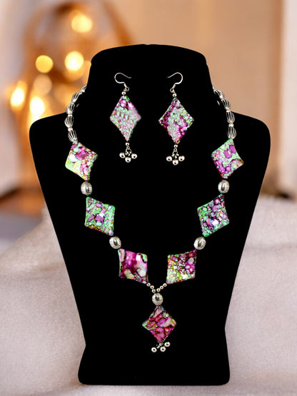 LUCKY JEWELLERY Navratri Garba Jewelry Set for Women & Girls