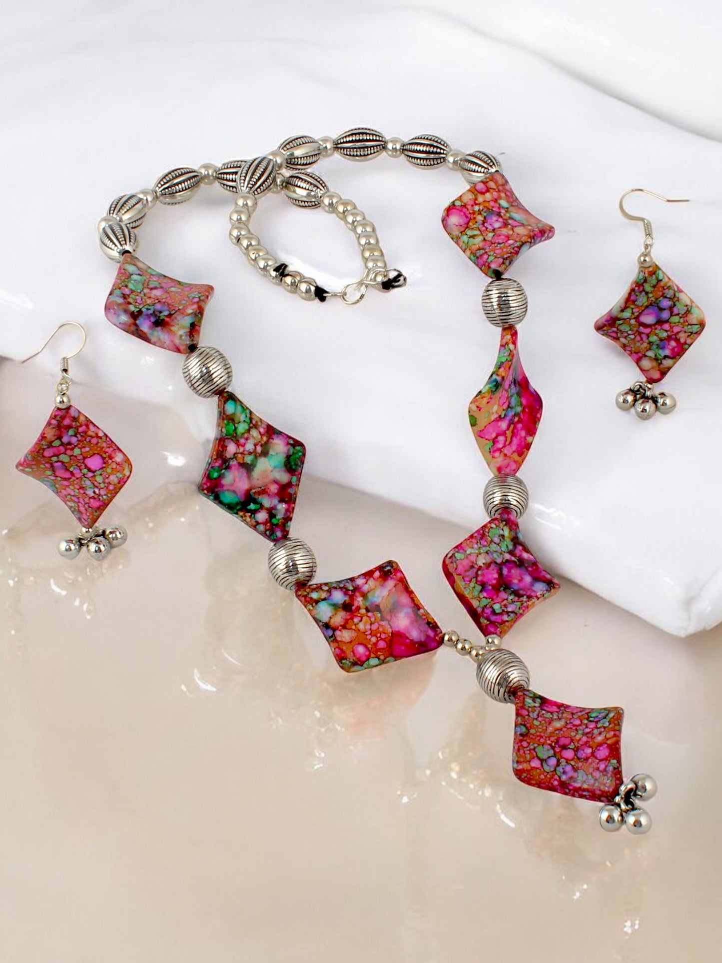 LUCKY JEWELLERY Navratri Garba Jewelry Set for Women & Girls