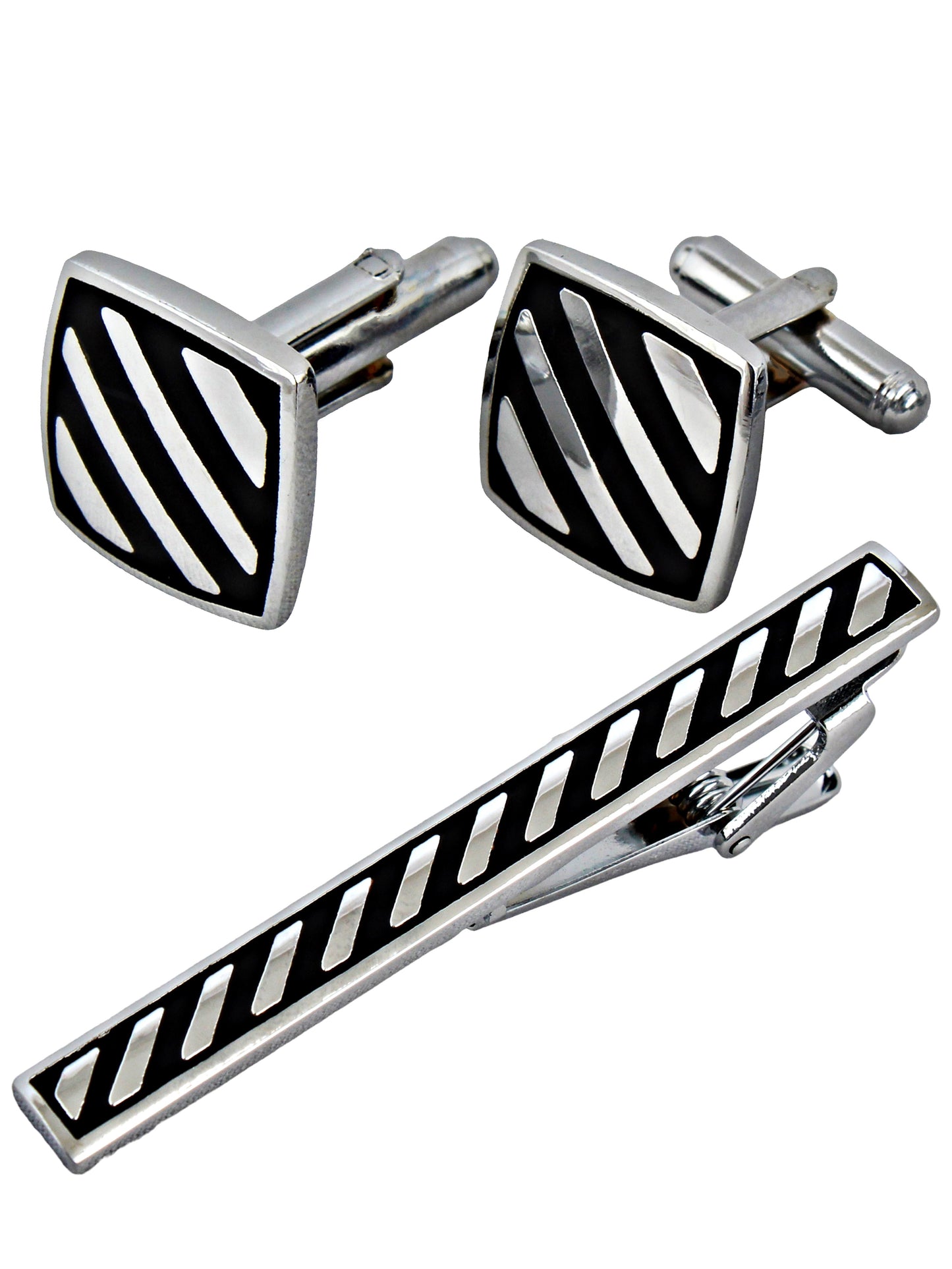 Cufflinks and Tie Pin Combo Gift Set For Men