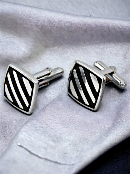 Cufflinks and Tie Pin Combo Gift Set For Men