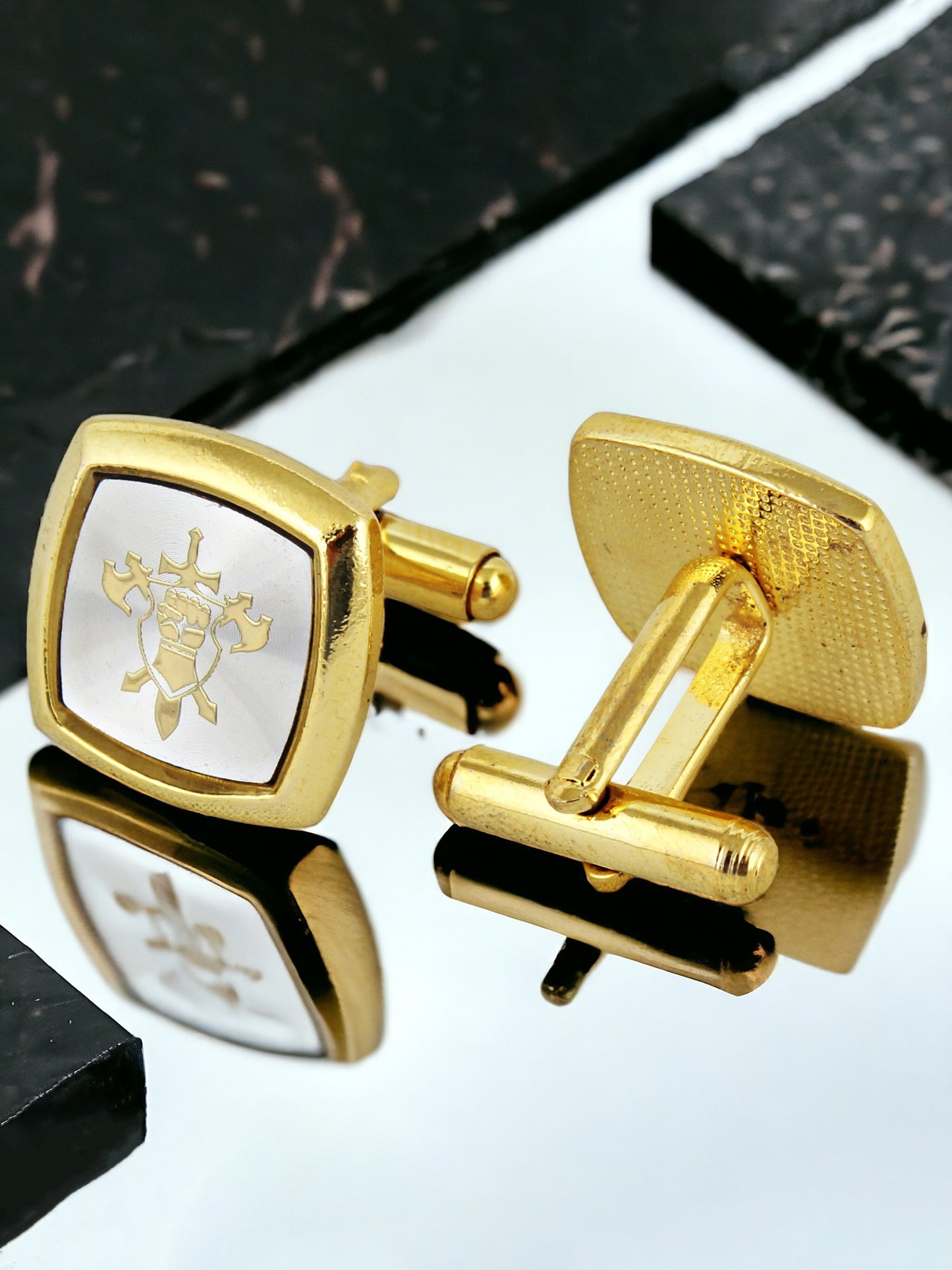 Cufflinks and Tie Pin Combo Gift Set For Men