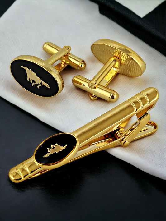 Cufflinks and Tie Pin Combo Gift Set For Men