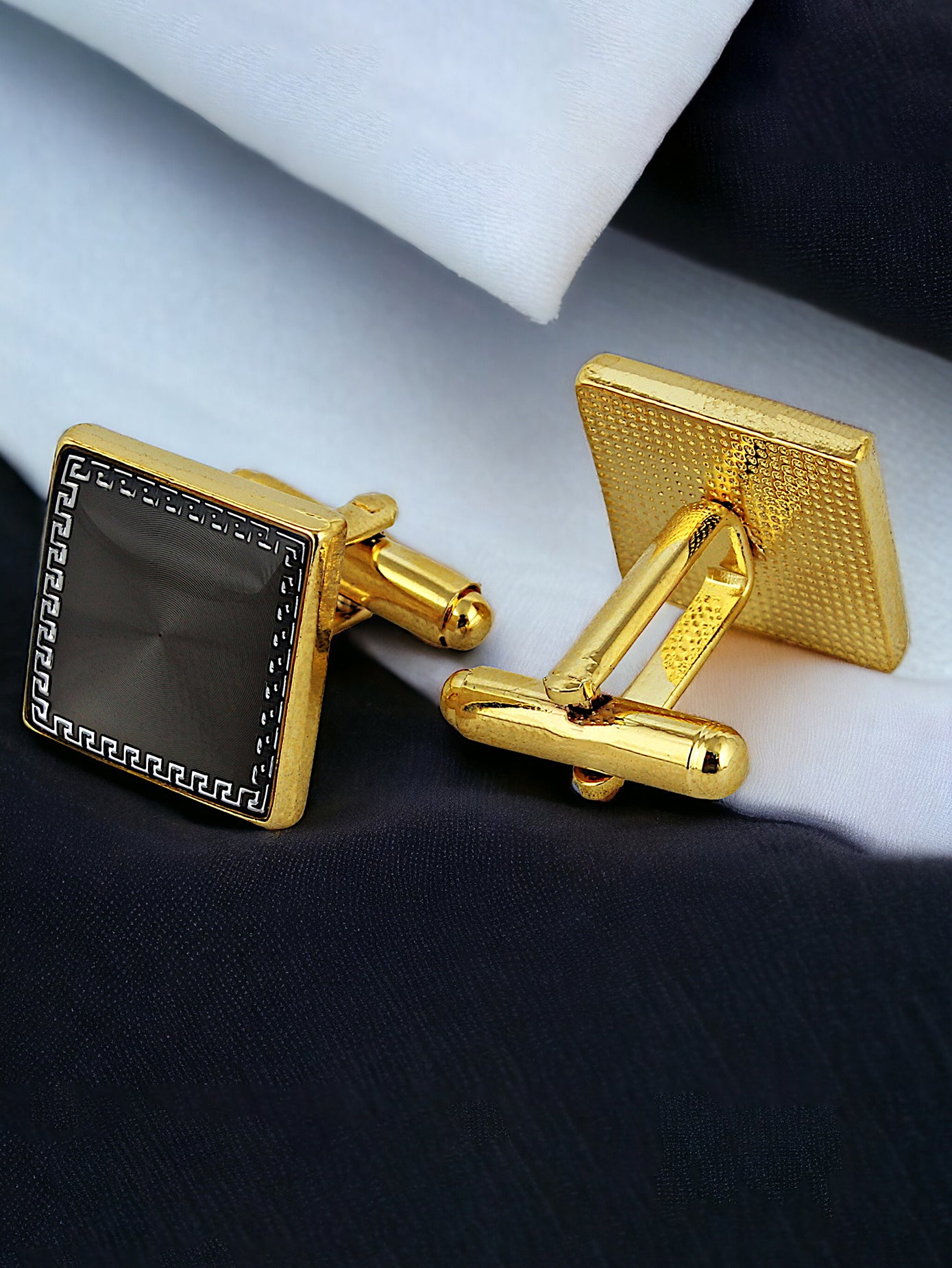 Cufflinks and Tie Pin Combo Gift Set For Men