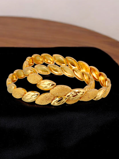 18k One Gram Gold Plated Traditional Bangles for Women & Girls |