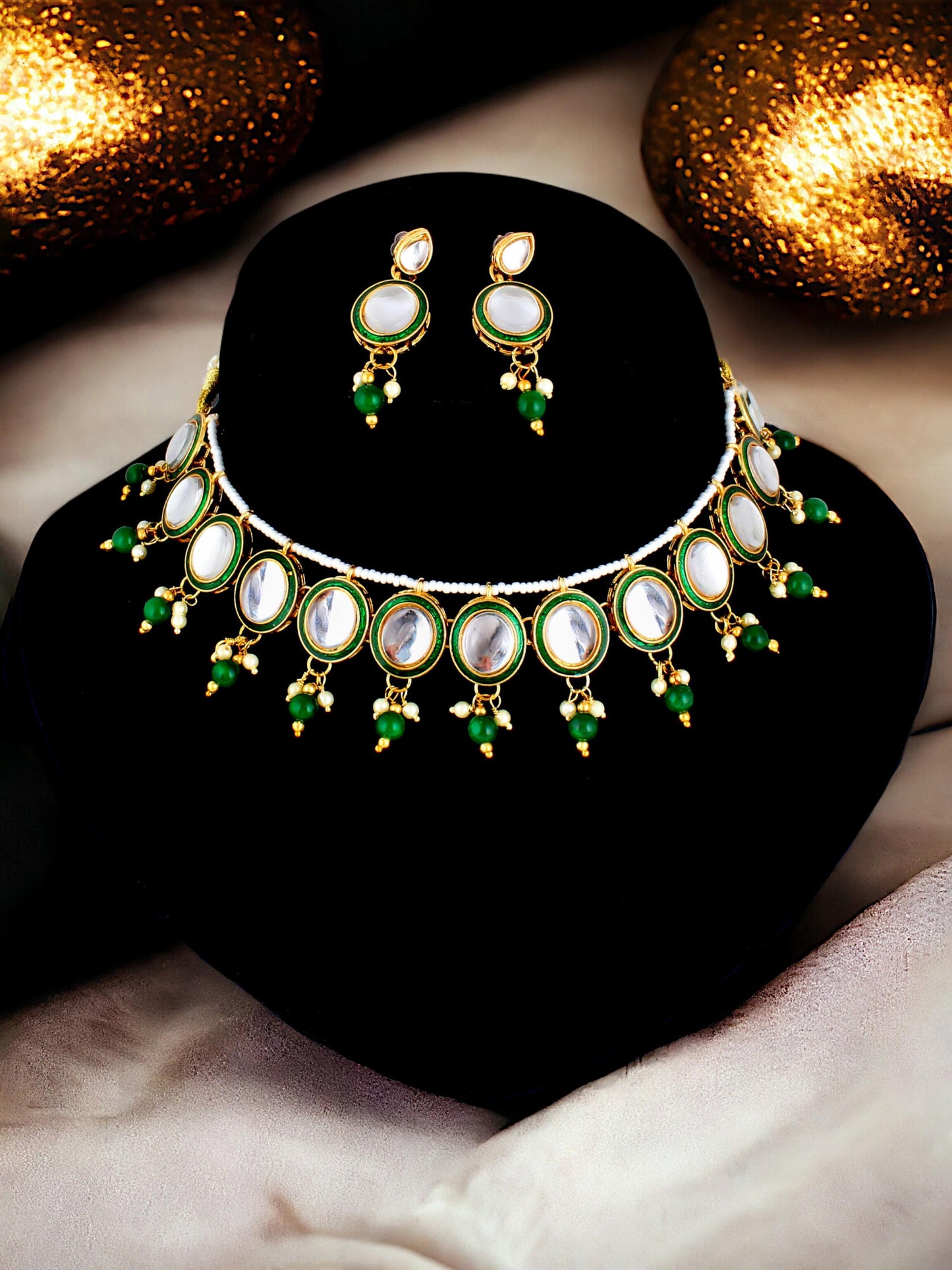 Kundan Necklace Set For Women & Girls