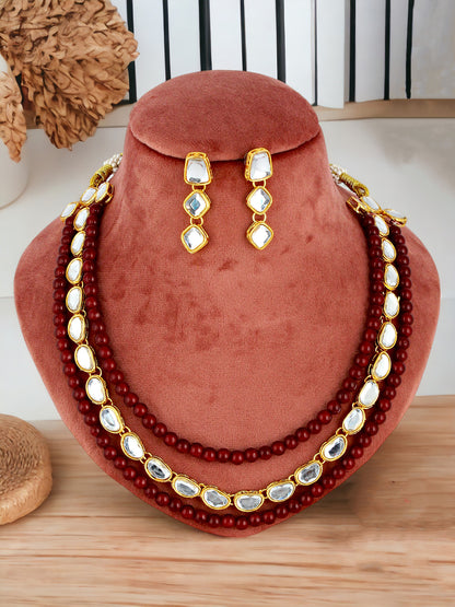 Kundan Necklace Set For Women & Girls