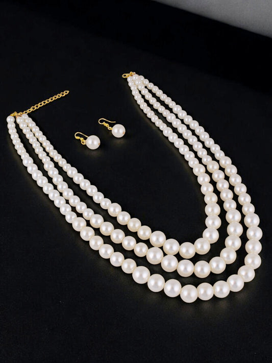 Necklace Set With Earrings For Women & Girls