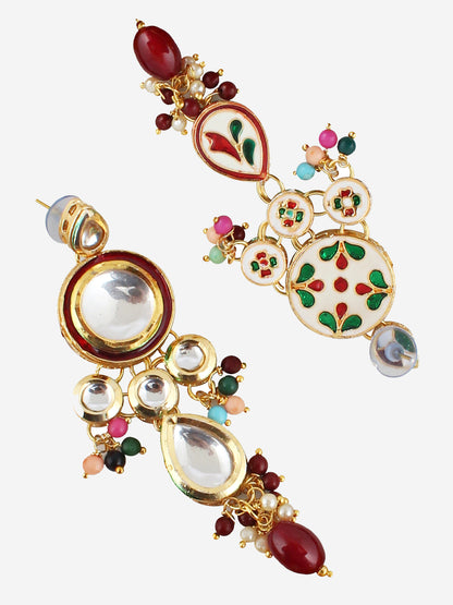 Kundan Tika Earring set for Girls & women