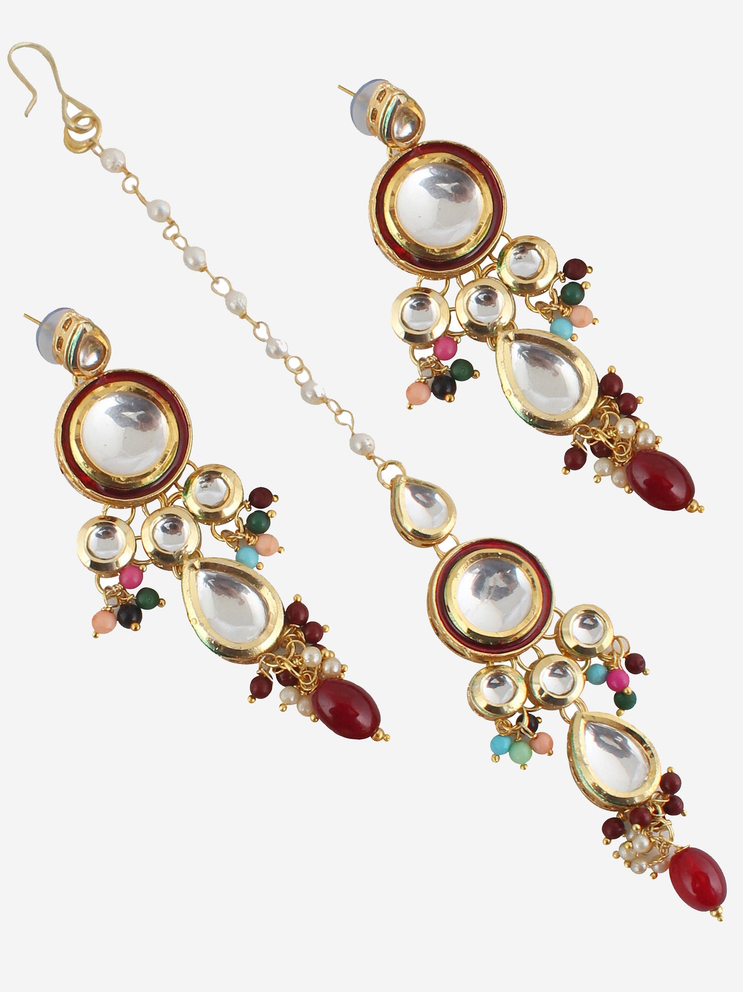 Kundan Tika Earring set for Girls & women