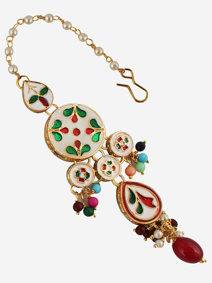 Kundan Tika Earring set for Girls & women