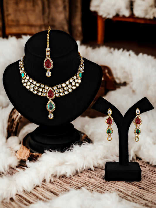 Kundan Jewellery Set