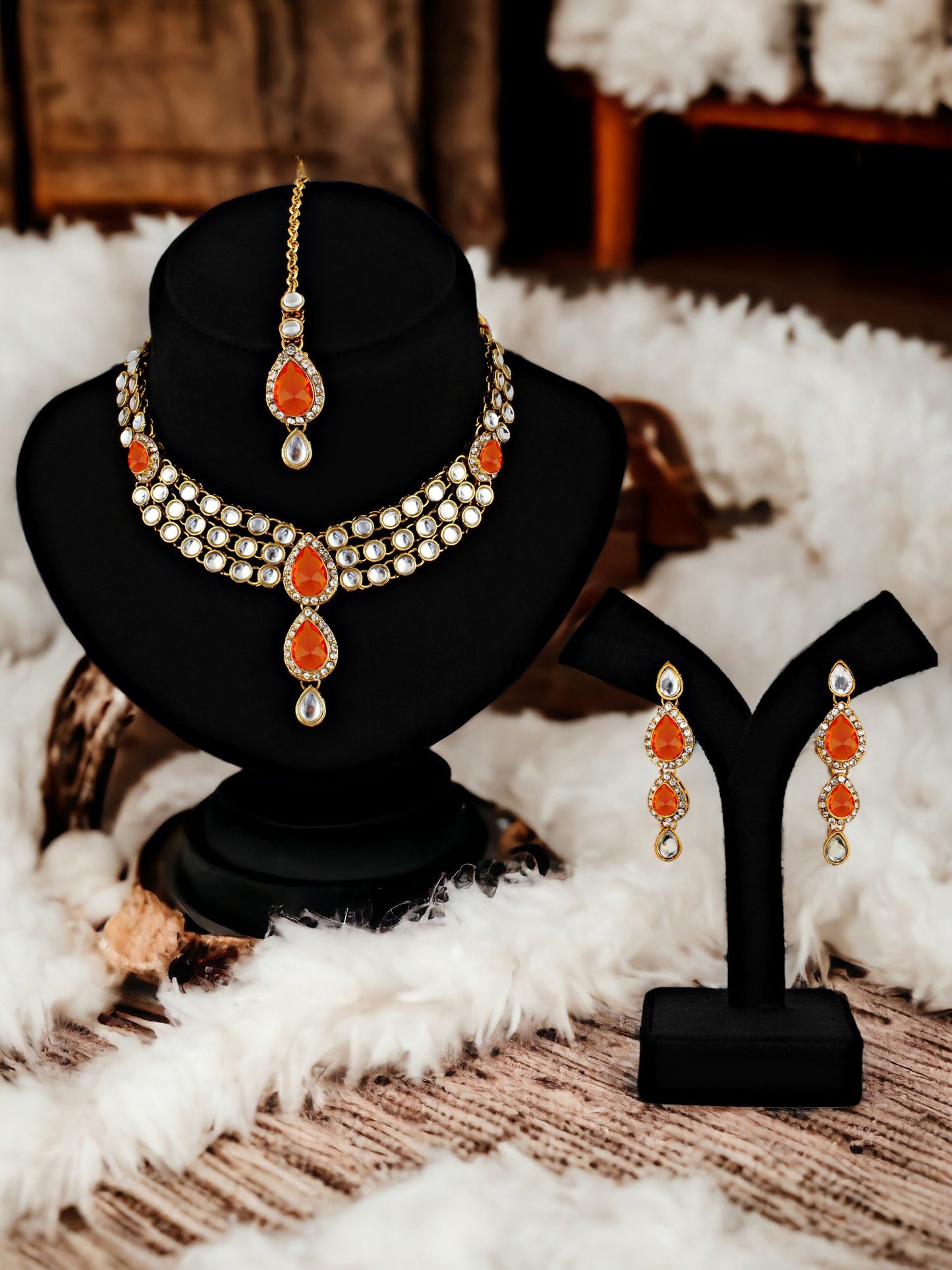 Kundan Jewellery Set