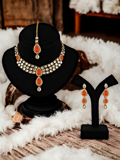 Kundan Jewellery Set