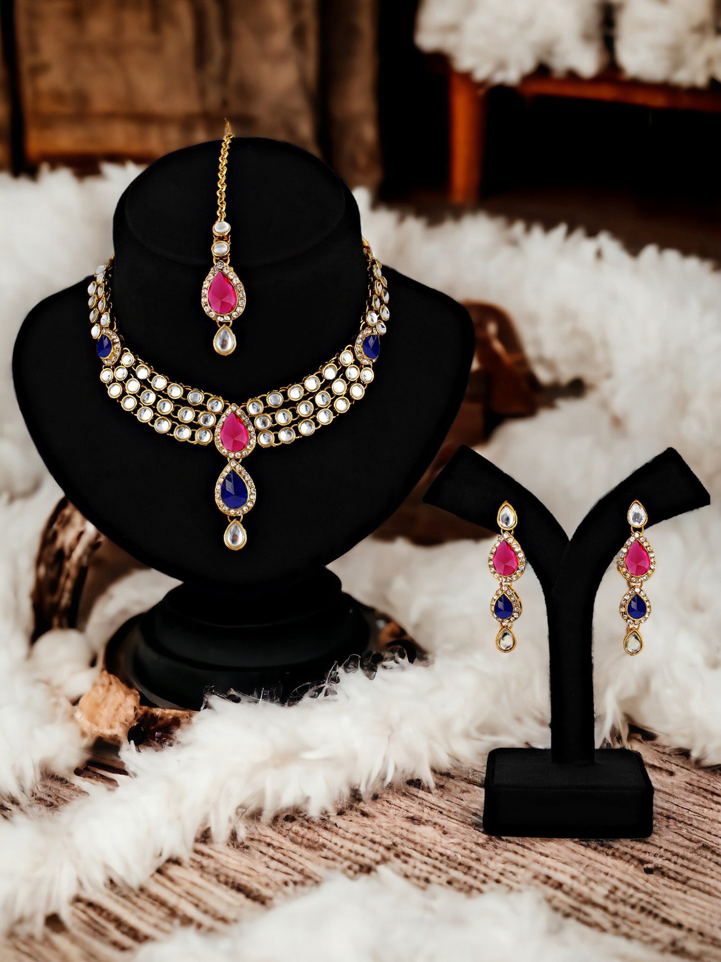 Kundan Jewellery Set