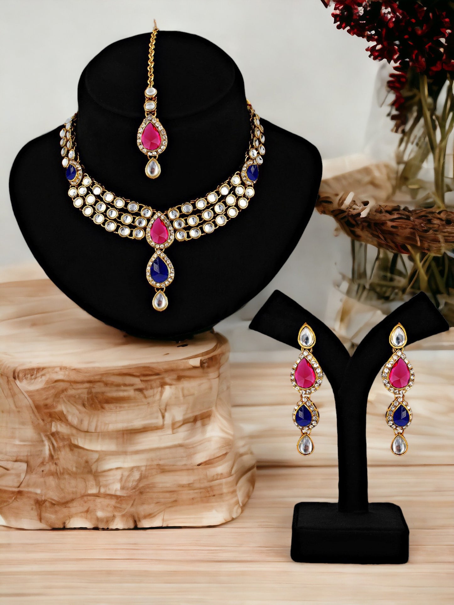 Kundan Jewellery Set