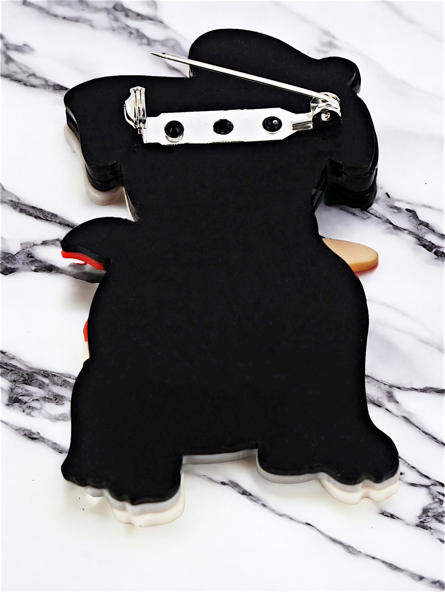 Designer Cute Cartoon Dog Plastic Brooch/Lapel Pin For Unisex