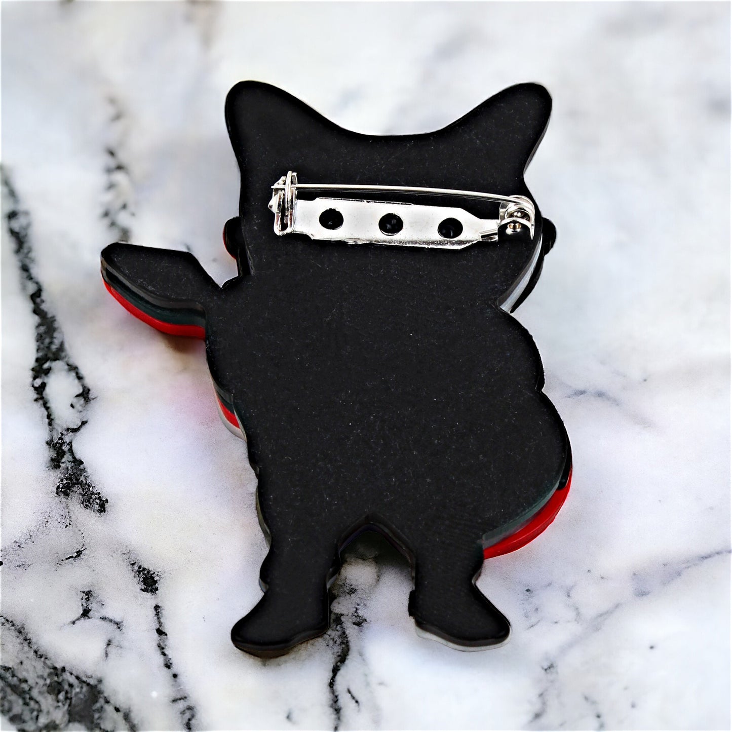 Trendy Guitar Cat With Glasses Brooch/Lapel Pin For Unisex