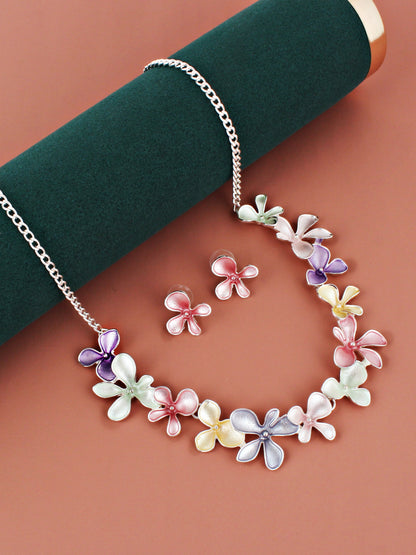 Necklace Set With Earrings For Women & Girls