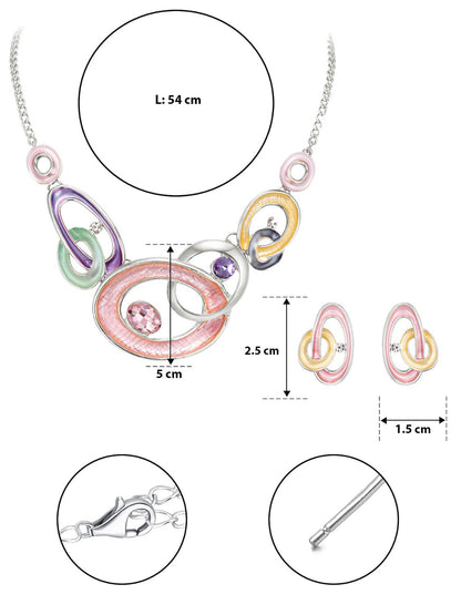 Necklace Set With Earrings For Women & Girls