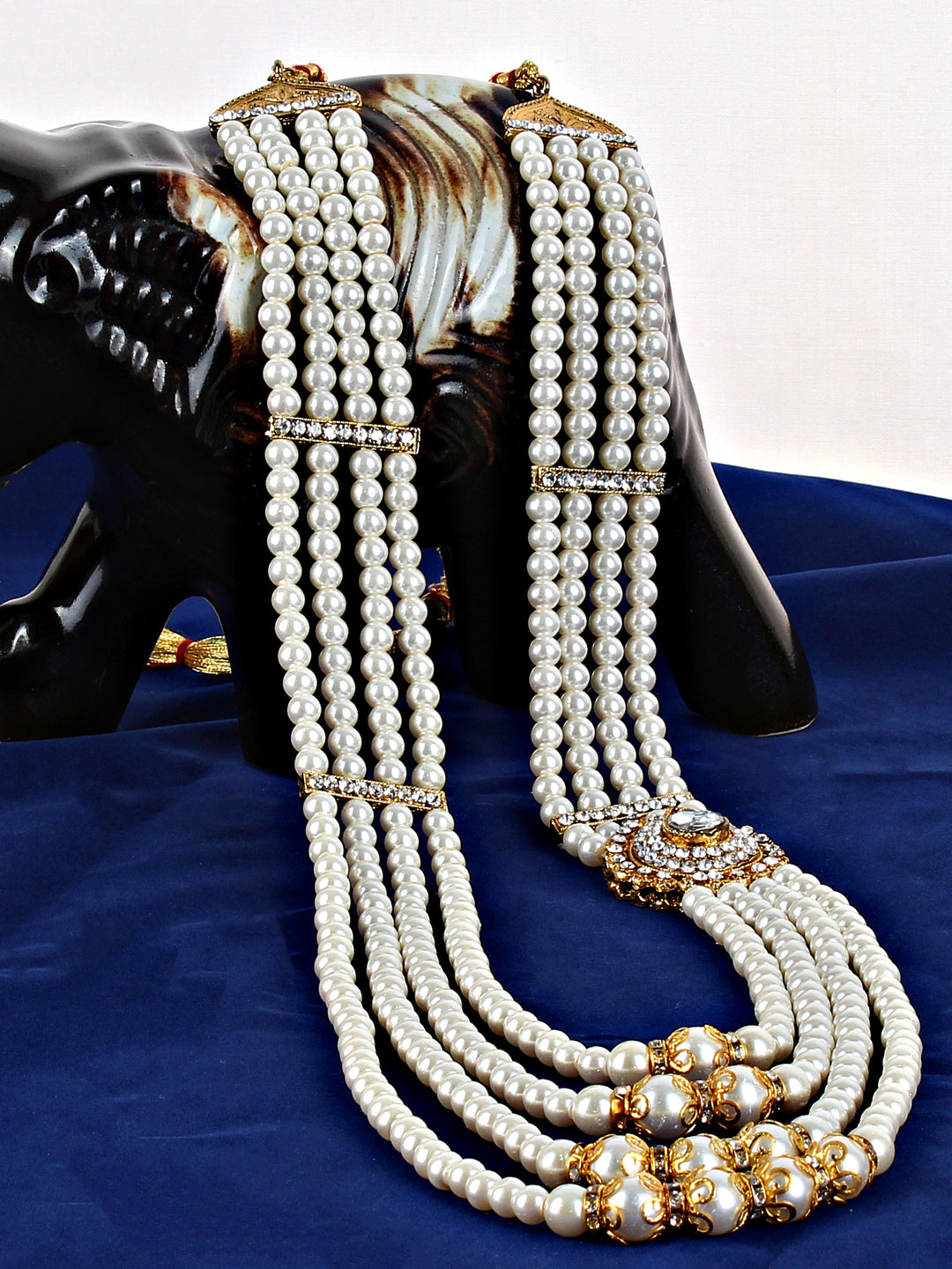 Maharaja Haar Groom Necklace Set for Men