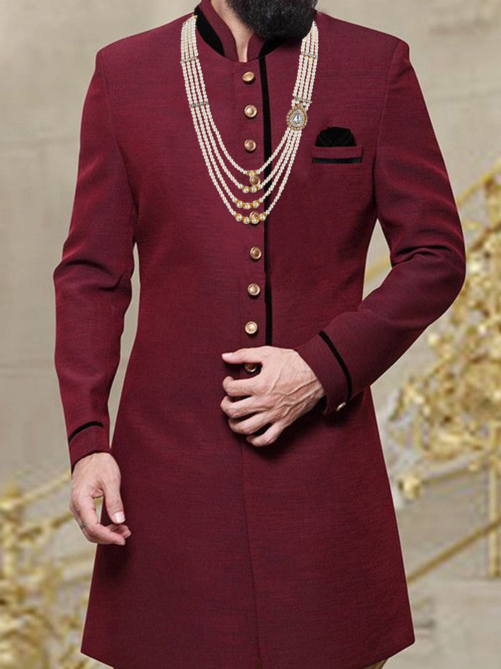Maharaja Haar Groom Necklace Set for Men