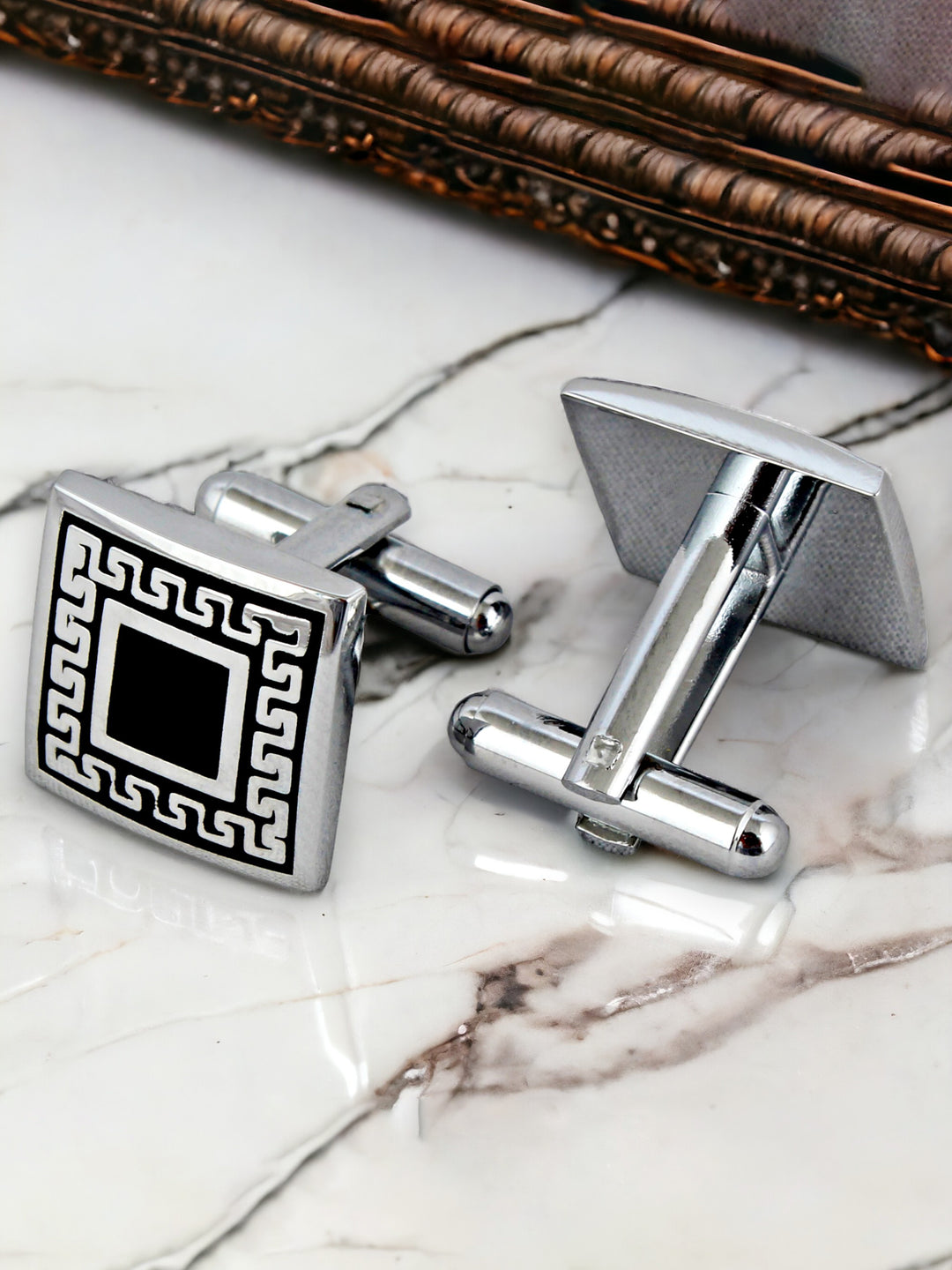 Cufflinks and Tie Pin Combo Gift Set For Men