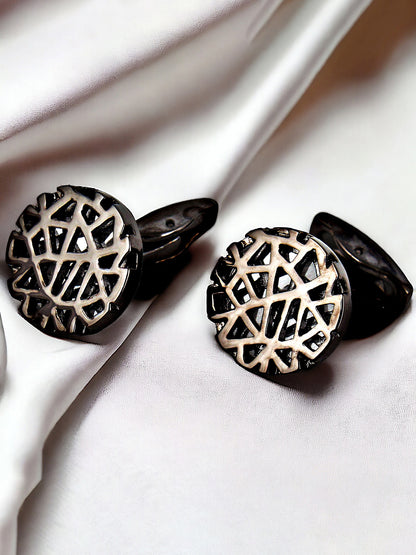 Sleeve Cuff Button Cufflinks Pair For Men