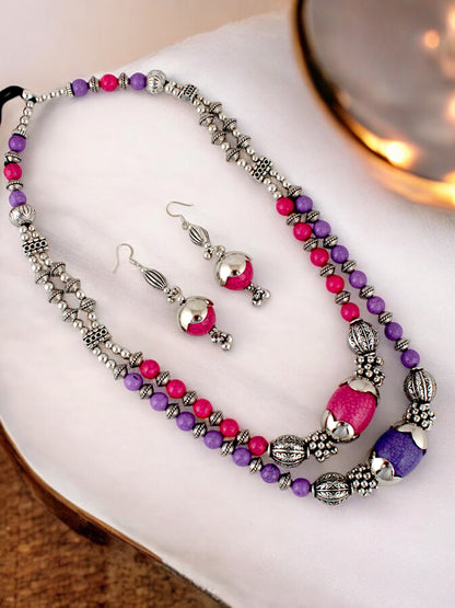 LUCKY JEWELLERY Navratri Garba Jewelry Set for Women & Girls