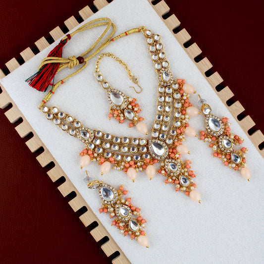 Necklace Combo Kundan Jewellery Set