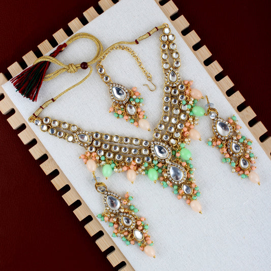 Necklace Combo Kundan Jewellery Set