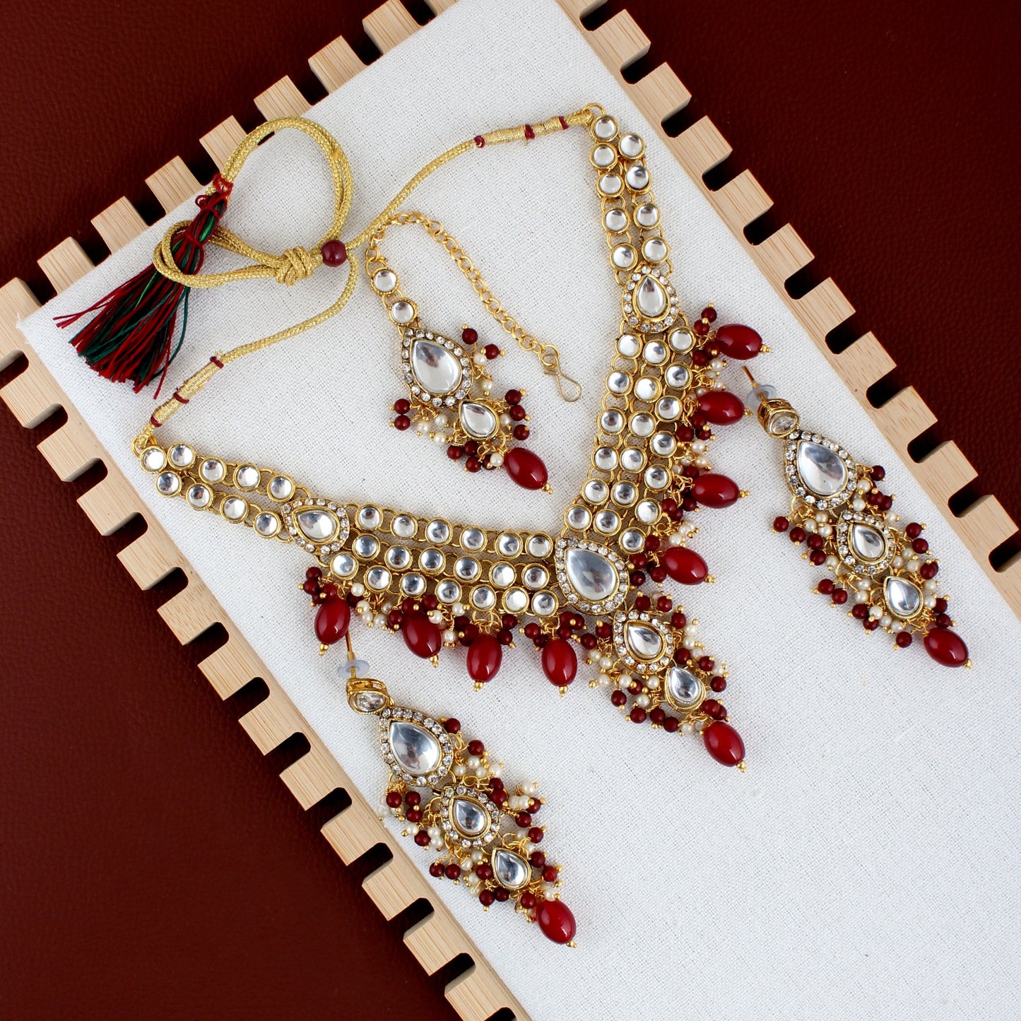 Necklace Combo Kundan Jewellery Set