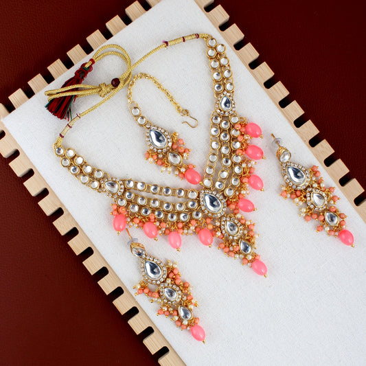 Necklace Combo Kundan Jewellery Set