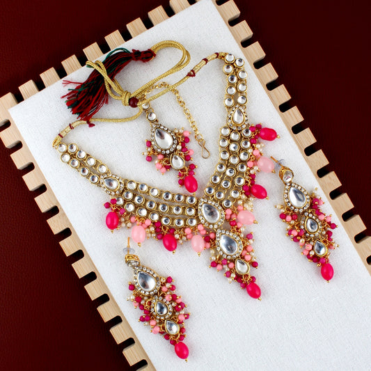 Necklace Combo Kundan Jewellery Set