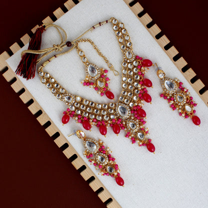 Necklace Combo Kundan Jewellery Set