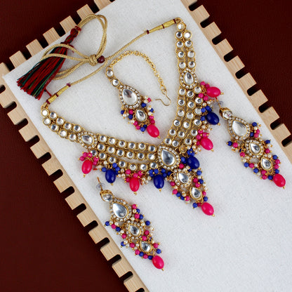 Necklace Combo Kundan Jewellery Set