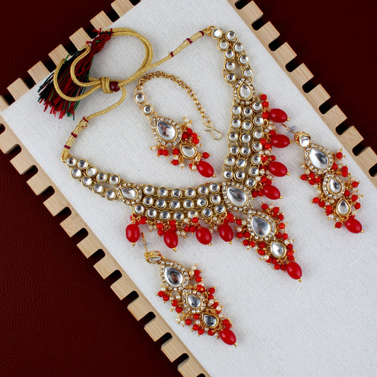 Necklace Combo Kundan Jewellery Set