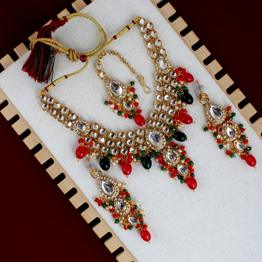 Necklace Combo Kundan Jewellery Set