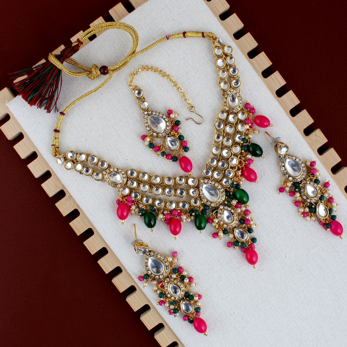 Necklace Combo Kundan Jewellery Set