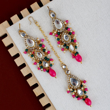 Necklace Combo Kundan Jewellery Set